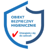 Obiekt bezpieczny higienicznie – obiekt posiada certyfikat  wydany przez Polską Organizację Turystyczną